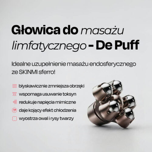 Głowica do masażu limfatycznego - De Puff