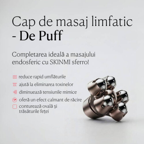 Cap de masaj limfatic - De Puff