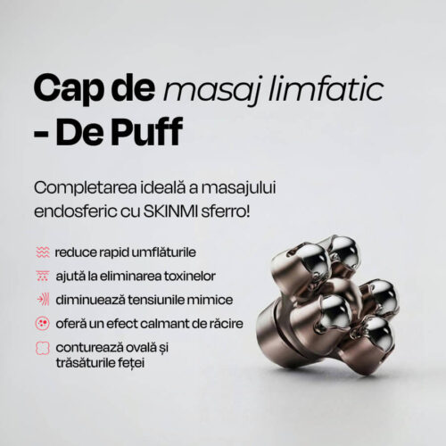 Cap de masaj limfatic - De Puff